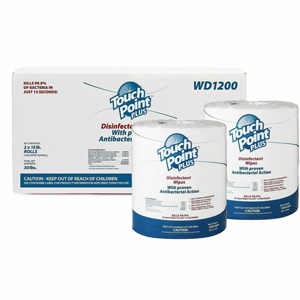 Touch Point Plus Disinfectant Wipes - For Multi Surface, Multipurpose - Wipe - 8