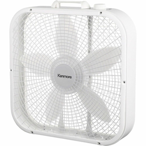 Kenmore Box Floor Fan - 3 Speed - White - 1 Each