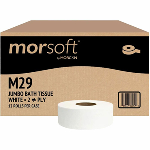 Morcon Morsoft Jumbo Roll Bath Tissue - 2 Ply - Jumbo - 3.10