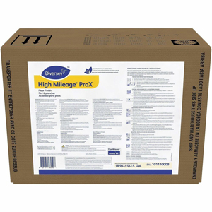 Diversey High Mileage ProX - For Hard Floor, Polished Surface, Glazed Surface, Ceramic Tile Floor - Ready-To-Use - Liquid - 640 fl oz (20 quart) - 8.2 pH - Solvent Scent - Low Odor, Non-yellowing, Durable, Slip Resistant - White, Clear - 1 Carton