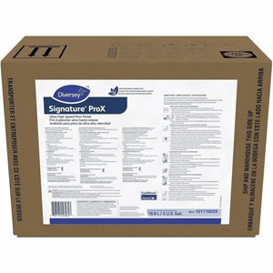 Diversey Signature ProX - For Terrazzo Floor, Concrete, Polished Surface, Ceramic Tile Floor - Ready-To-Use - Liquid - 640 fl oz (20 quart) - 8.35 pH - Ammonia Scent - Durable, Dirt Resistant, Easy to Use, Quick Drying, Slip Resistant - Opaque White - 1 E