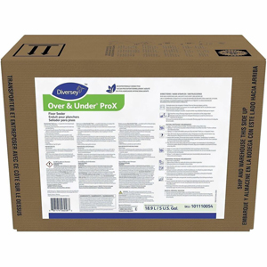 Diversey Over & Under ProX Floor Sealer - For Floor - Ready-To-Use - Liquid - 640 fl oz (20 quart) - 8.3 to 9 pH - Glycol Ether, Ammonia Scent - White - 1 Carton