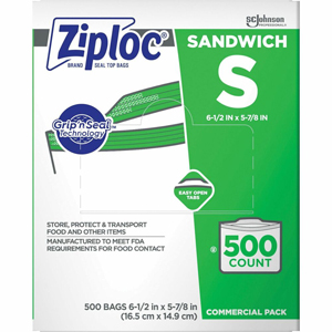 Ziploc Sandwich Bags - 6.50