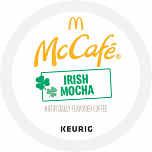 McCafe K-Cup Irish Mocha - Compatible with Keurig Brewer - Light - Per Box - K-Cup - Irish Mocha - Kosher - 24/Box - 4 / Carton
