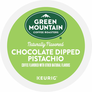 Green Mountain Coffee Roasters K-Cup Chocolate Dipped Pistachio Coffee - Compatible with Keurig Brewer - Medium - Per Box - K-Cup - Chocolate Dipped Pistachio - Kosher - 24/Box - 4 / Carton