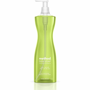 Method Dish Soap Refill - For Sink, Kitchen, Dish, Countertop - Liquid - 18 fl oz (0.6 quart) - Fresh, Lemon, Lime + Seasalt Scent - Recommended For: Grease Remover - Refillable - Light Willow Green
