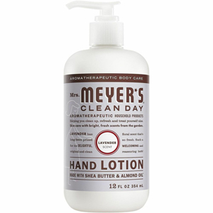Mrs. Meyer's Clean Day Lavender Lotion - Lotion - 12 fl oz - Lavender - For Dry Skin - Applicable on Hand - Cruelty-free, Non-greasy, Paraben-free, Moisturising Pump Bottle - 1 Each