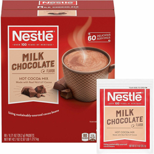 Nestle Rich Hot Chocolate Packets - 0.71 oz - Milk Chocolate, Hot Cocoa - 6 / Carton