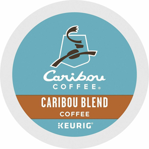 Caribou Coffee K-Cup Blend Coffee - Compatible with Keurig Brewer - K-Cup - Caribou Blend - 24/Box - 4 / Carton