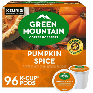 Green Mountain Coffee Roasters K-Cup Pumpkin Spice Coffee - Compatible with Keurig Brewer - Light - K-Cup - Pumpkin Spice - 24/Box - 4 / Carton