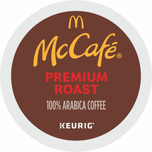 McCafe K-Cup Premium Roast Coffee - Compatible with Keurig Brewer - Medium - K-Cup - Premium Roast - 24/Box - 4 / Carton