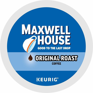 Maxwell House K-Cup Original Roast Coffee - Compatible with Keurig Brewer - Medium - K-Cup - Original Roast - 24/Box - 4 / Carton
