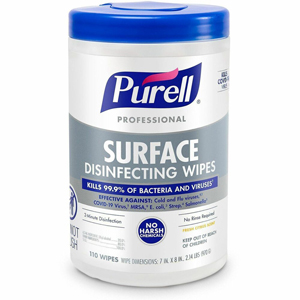 PURELL Professional Surface Disinfect Wipes - For Hard Surface, Desk - Wipe - Fresh Citrus Scent - 8