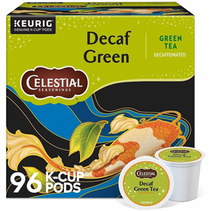Celestial Seasonings Decaf Green Tea K-Cup - Compatible with Keurig Brewer, Keurig K-Cup Brewer - 24 K-Cup - Decaffeinated - 4 / Carton