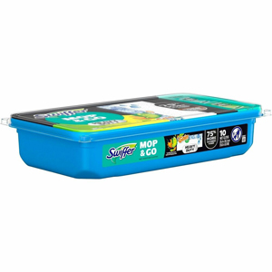 Swiffer Sweeper HvyDty Mop Cloths - Gain Original Scent - Heavy Duty - Blue - 10 Cloths/Pack - 6 / Carton