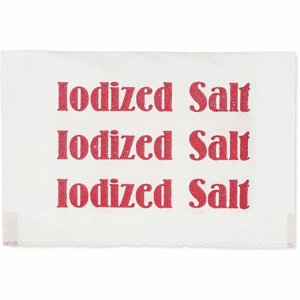 Office Snax Single-Serve Iodized Salt Packets - 0.03 oz - 3000 - 1 Carton