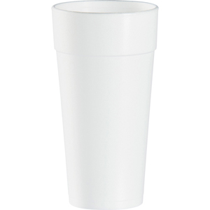 Dart J Cup 24 oz Insulated Foam Cups - 24 fl oz - Round - White - Foam - Coffee, Cappuccino, Tea, Hot Chocolate, Hot Cider, Juice, Soft Drink, Soda, Juice, Smoothie, Water - 20/Bag - 25 / Carton