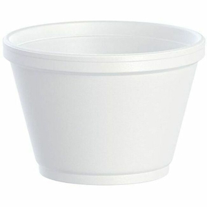 Dart Foam Food Containers - Serving - Disposable - White - Foam Body - 1 Carton