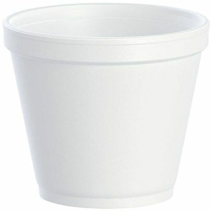 Dart Foam Food Containers - Serving - Disposable - White - Foam Body - 1 Carton