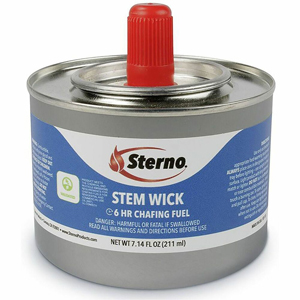MMF Sterno Stem Wick 6 HR Burn Time - Assorted
