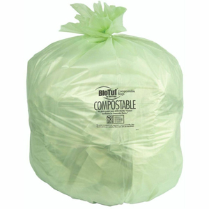 BioTuf Compostable Can Liners - 33 gal Capacity - 39