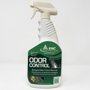 RMC PRS Odor Control - For Carpet, Pet, Garbage - 8.5 pH - Lavender Scent - Recommended For: Pet Urine Odor Remover, Stain Remover, Smoke Film Remover - Hazy Amber - 1 Each