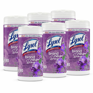 Lysol Disinfecting Wipes - For Multipurpose, Multi Surface - Wipe - Lavender & Cotton Blossom Scent - Recommended For: Virus Remover, Bacteria Remover, Allergen Remover, Dust Mite Remover, Debris Remover, Pet Dander Remover, Pollen Remover, Fungi Remover,