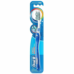 Oral-B EasyClean Manual Toothbrush - Medium - Adult, Children - Blue - 72 / Carton