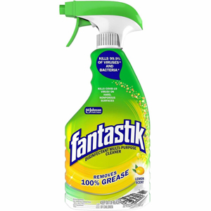 fantastik All-Purpose Cleaner - For Multi Surface, Multipurpose - Spray - 32 fl oz (1 quart) - Lemon Scent - Recommended For: Virus Remover, Bacteria Remover, Grease Remover, Grime Remover, Smear Remover, Residue Remover, Dirt Remover, Odor Remover -