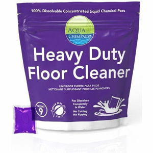 Diversey Heavy Duty Floor Cleaner, 1x 100ea - For Floor - Concentrate - Liquid - 0.53 oz (0.03 lb) - Recommended For: Dirt Remover, Soil Remover, Heel Mark Remover - Heavy Duty, Built-In Scrubber - Purple - 1 Carton