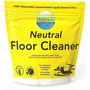 Diversey Neutral Floor Cleaner, 1x 120ea - For Floor - Concentrate - Liquid - 0.53 oz (0.03 lb) - Deodorize, No-rinse, Haze-free - Yellow - 1 Carton