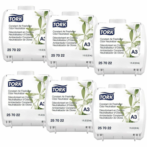 TORK Constant Air Fresheners Neutralizer Scent - Cartridge - 1.1 fl oz (0 quart) - 90 Day - Odor Neutralizer - 6 / Carton