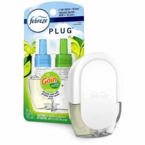 Febreze Fade Defy PLUG Refill - 0.8 fl oz (0 quart) - Gain Original - 50 Day - Odor Neutralizer - 1 Each