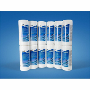 Genuine Joe Broad-Spectrum Disinfectant Wipes - For Multi Surface - Wipe - Recommended For: Bacteria Remover - Blue - 35 Wipes/Tub - 12 / Carton