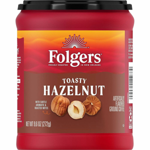 Folgers Ground Toasty Hazelnut Ground Coffee - Medium - Ground - Toasty Hazelnut - 1 Each