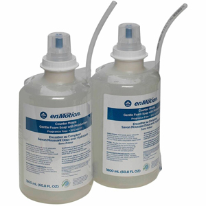 enMotion Gentle Foam Soap Refills - Fragrance-free Scent - 1.90 quart - Bottle Dispenser - Hand - Moisturizing - Clear - Hygienic, pH Balanced, Dye-free - 2 / Carton