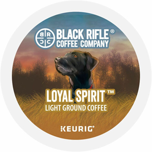 Black Rifle K-Cup, Pod Loyal Spirit Coffee - Compatible with Keurig Brewer - Light - K-Cup, Pod - Loyal Spirit - 22 Boxes/Box - 4 / Carton