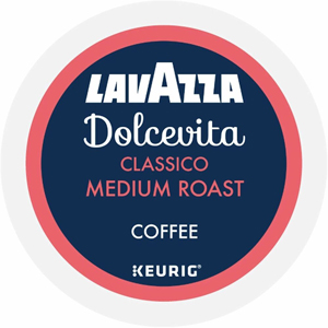Lavazza K-Cup Dolcevita Classico Coffee - Compatible with Keurig Brewer - Medium - K-Cup - Dolce Vita Classico - Kosher - 22 Boxes/Box - 4 / Carton
