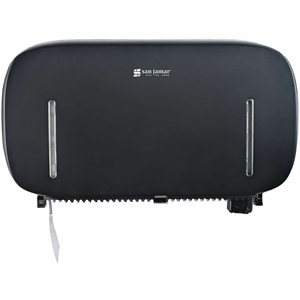 San Jamar Timeless Twin-Roll Bathroom Tissue Dispenser - Roll Dispenser - 2 x Roll - 20