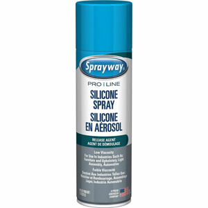 Sprayway Silicone Release Agent - For Multi Surface - Spray - 11 fl oz (0.3 quart) - Solvent Scent - Recommended For: Grease Remover, Oil Remover, Corrosion Remover - Grease Resistant, Film-free, Quick Drying, Non-staining, No-wax, Residue-free, Non-stick