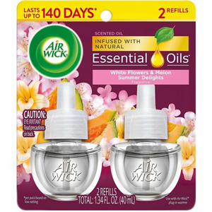 Air Wick Scent Oil Warmer Refill - Oil - 0.7 fl oz (0 quart) - Summer Delights - 140 Day - 2 Refills/Pack - 6 / Carton