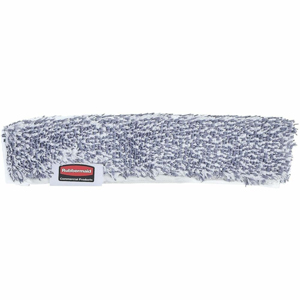 Rubbermaid Commercial HYGEN Microfiber Glass Washer - For Squeegee - Gray - MicroFiber - 0.3