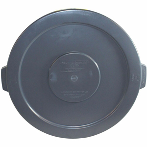 Genuine Joe Gator Trash Container Lid - Gray - 1 Carton