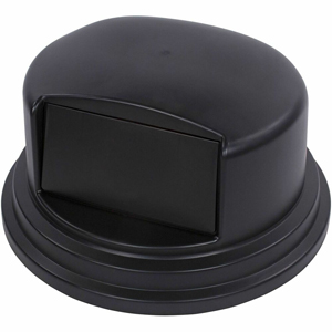 Genuine Joe Dome Lid for 44 Gallon Containers - Dome - Black - 1 Carton