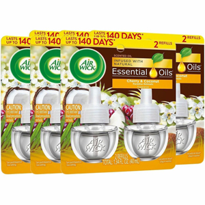 Air Wick Scent Oil Warmer Refill - Oil - 0.7 fl oz (0 quart) - Paradise Retreat - 140 Day - 2 Refills/Pack - 6 / Carton