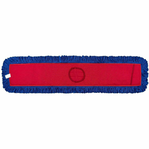 Genuine Joe Fringed Dust Mops - Looped Ends, Machine Washable, Reusable, Launderable - Multi - 1 Carton