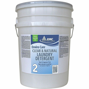 RMC Enviro Care Clear & Natural Laundry Detergent - For Laundry, Washing Machine - 640 fl oz (20 quart) - Recommended For: Stain Remover - Eco-friendly, Dye-free - Clear