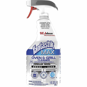 fantastik Max Oven & Grill Cleaner - For Multipurpose - Foam Spray - 32 fl oz (1 quart) - Recommended For: Carbon Remover, Grease Remover, Grime Remover, Baked-on Soil Remover, Stubborn Carbon Deposit Remover - Heavy Duty, Non-corrosive, Kosher - White Tr
