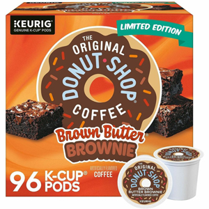 The Original Donut Shop K-Cup Brown Butter Brownie Coffee - Compatible with Keurig Brewer - K-Cup - Brown Butter Brownie