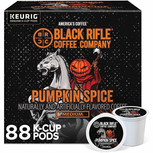 Black Rifle K-Cup Pumpkin Spice Coffee - Compatible with Keurig Brewer - Medium - K-Cup - Pumpkin Spice